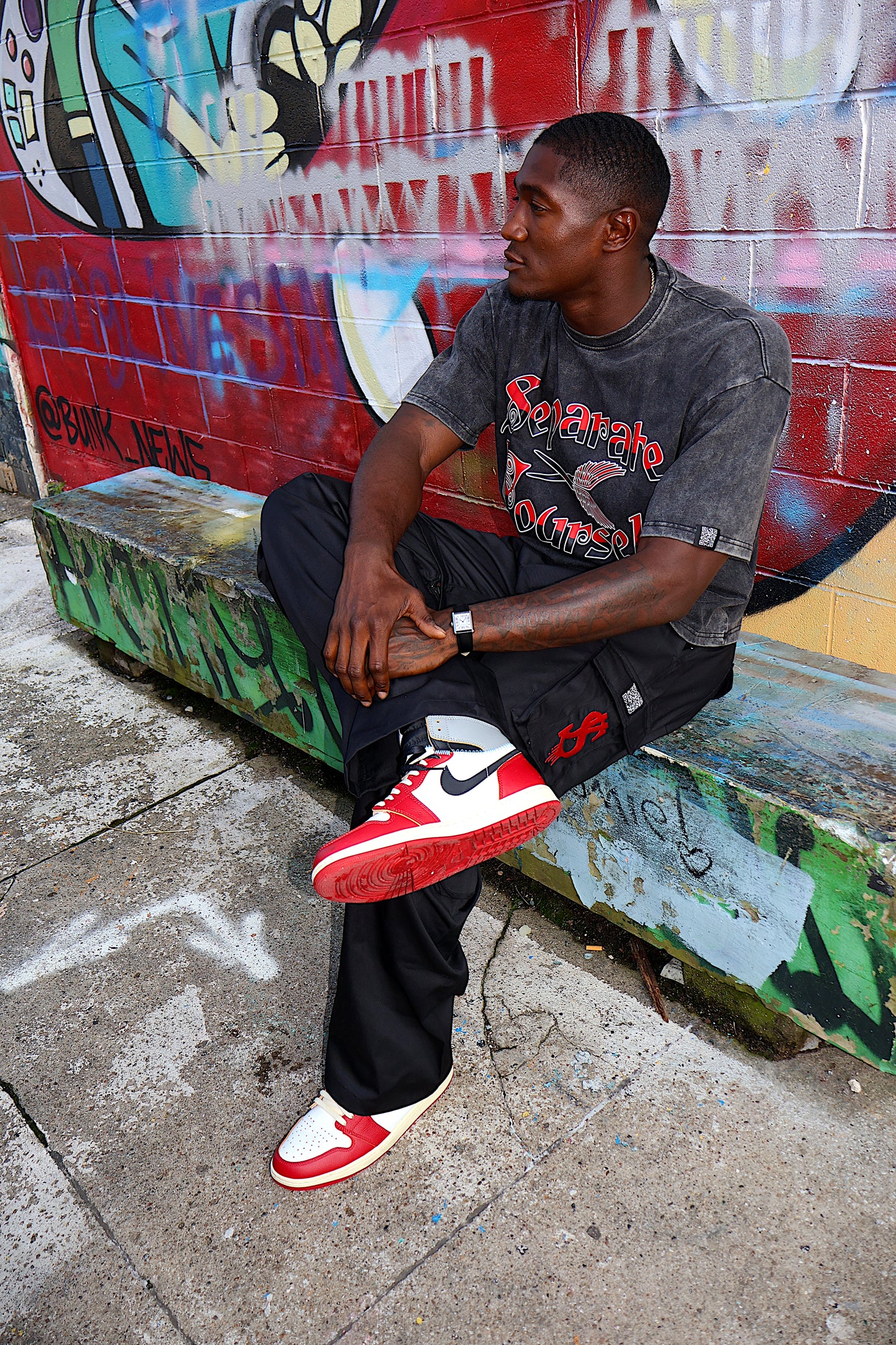 Acid Wash Oversized T-Shirt