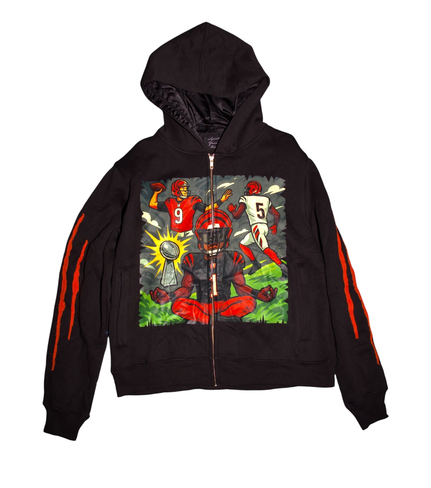 Ai Football Zip Up Hoodie