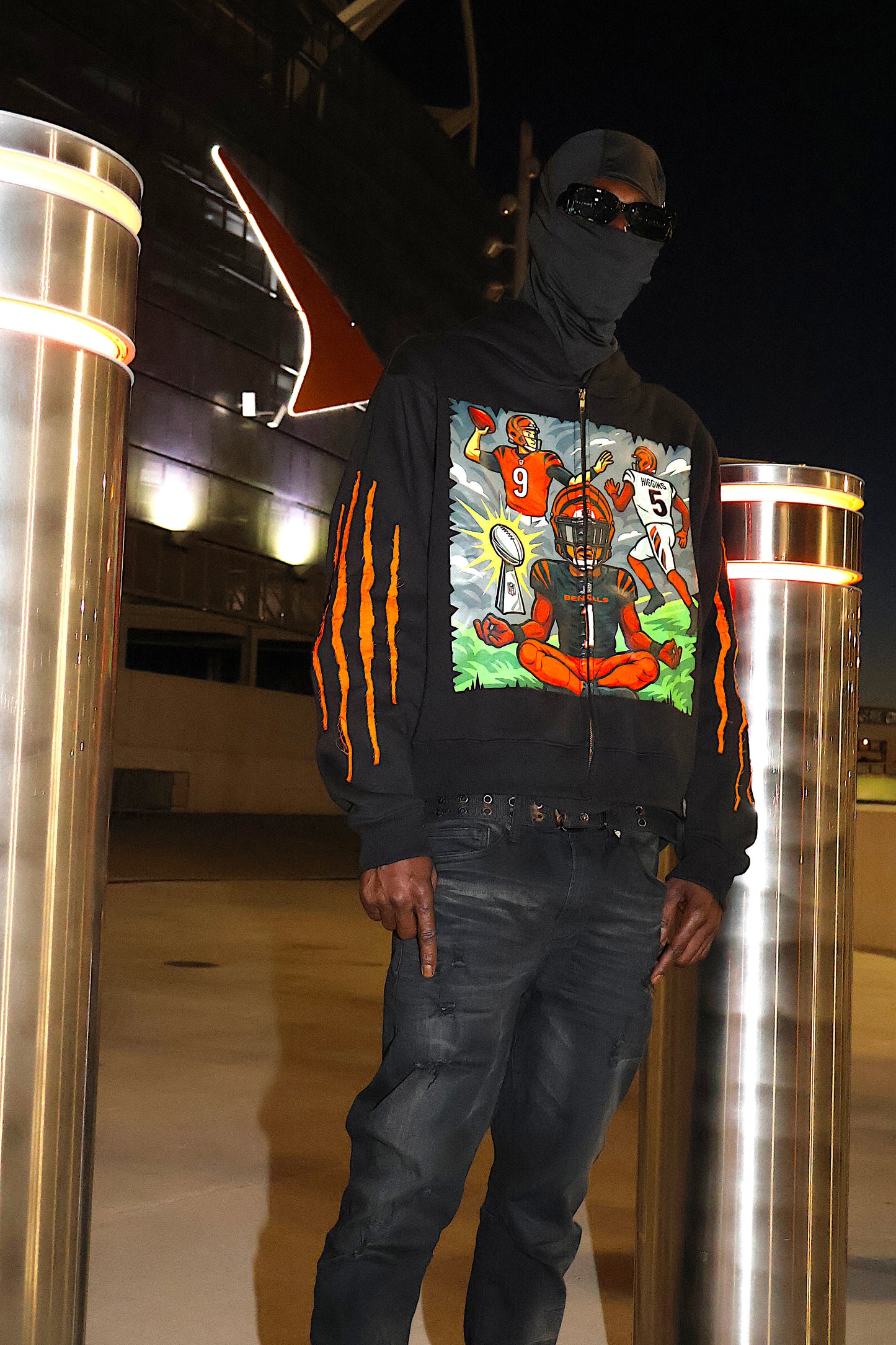 Ai Football Zip Up Hoodie